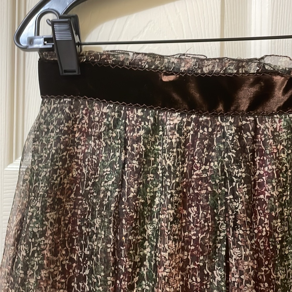 Elie Tahari Raven silk skirt size 4 - Picture 3 of 9